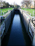 TL2796 : Ashline Lock, Whittlesey, Cambs by Andy Gilbert