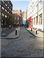 Cobbled Street in the city of London