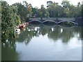 The old bridge over the River Wey at Weybridge