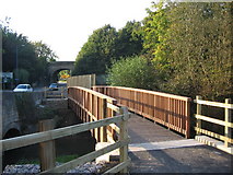 ST7867 : Footbridge over the By Brook by Phil Williams