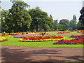 Formal flower beds, West Park, Wolverhampton.