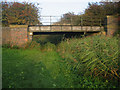 SK7533 : Old railway bridge, near Plungar by Kate Jewell