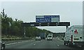 M25 Southbound approach to Junction 5