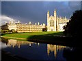 TL4458 : King's College Chapel and Clare College from across the river by David Gruar