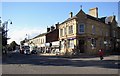 SE2019 : Shops in town centre, Huddersfield Road, Mirfield by Humphrey Bolton