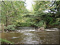 Pont-y-blew bridge over Afon Ceiriog