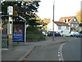 Bus stop in Chertsey Road, Addlestone