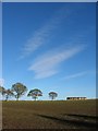 November sky over Perthshire farmland