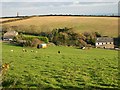 SX2452 : Houses and fields at Portlooe by Tony Atkin