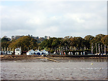 SX9784 : Landing stage at Powderham by Sheila Russell