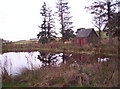 A small fishing pond and bothy