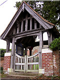 SU2808 : The lych gate at Christ Church, Emery Down, New Forest by Jim Champion