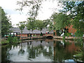 SK4820 : Shepshed Water Mill - millpond by Sue Hutton