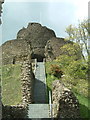 SX3384 : Launceston Castle by Rob Farrow