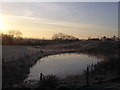 Pond at Gallaber Caravan Park