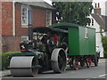 A steam roller at Rolvenden