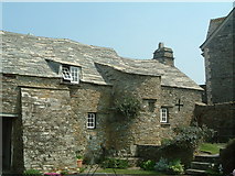 SX0588 : Tintagel Old Post Office - Rear View by Rob Farrow