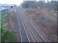 Over tracks looking North East