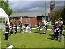 NX4355 : Drummers in Wigtown by Roger W Haworth