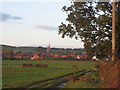 Quainton at sunset from the south