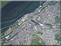 SO2104 : Abertillery from a Paraglider by Graham Richards