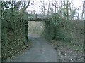 Cycle path bridge over Heol Sylen