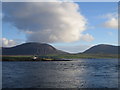 HY2406 : Graemsay and Hoy from Hoy Sound by John Winterbottom