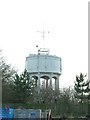 TL3337 : Therfield water tower. by Robin Hall