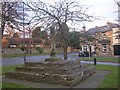 Village cross in Barton village, near Darlington