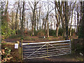 Entrance to the SADAC car park, Acres Down, New Forest