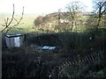 Disused reservoir above Darvel