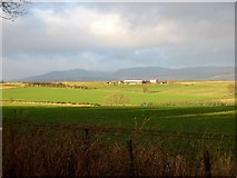 NN9419 : Farmland from Gask Ridge by Jackie Proven