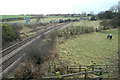 Looking towards Eastfield from railway bridge