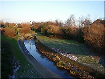 TQ3772 : Pool River and National Cycle Route 21 by John Davies