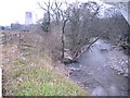 NY0304 : The river Calder with Calder Hall cooling towers. by John Holmes