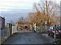 Gates to Trinity Marsh Lane Level Crossing