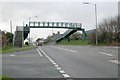 SX3760 : Footbridge over A38, Landrake by Kevin Hale