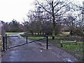 Entrance to walk by Turnford Brook, Turnford, Hertfordshire