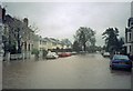 Leam Terrace in floods