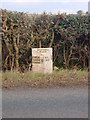 Mile Post on the edge of Denstone