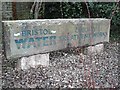 Entrance sign to the Treatment Works