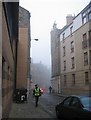 NT2473 : Foggy Edinburgh. by Richard Webb