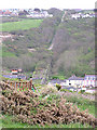 Portreath, the old railway incline