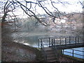 Mill pond at Bryn Celyn