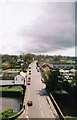 Dervock main Street as seen from a clock tower of the co-op community building