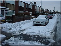 SE2335 : Snowy Day on Calverley Lane by Anton Robinson