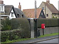 Phone Booth, Post Box and Cottages