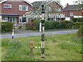 Guidepost at The Green, Oscroft.