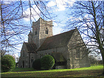 TL6614 : Holy Trinity Church, Pleshey, Essex by John Winfield
