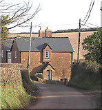 ST0539 : Fair Cross cottages, looking north east by Martin Southwood